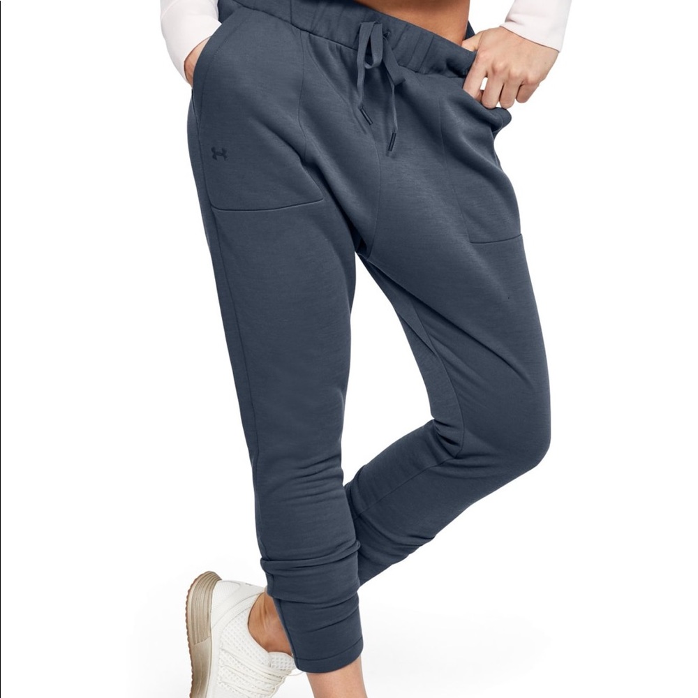NEW: Under Armour Womens Damen Unstoppable Move Light Open Hem Pant